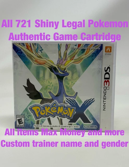 Pokémon X For Nintendo 3DS - Loaded Save With 721 Shiny + 120 Event Pokémon - View #2