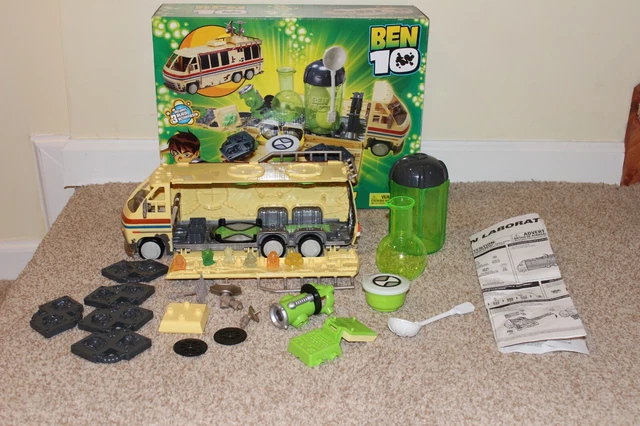 BEN 10 ALIEN Laboratory Cartoon Network Ban Dai 2006 complet avec boîte ...