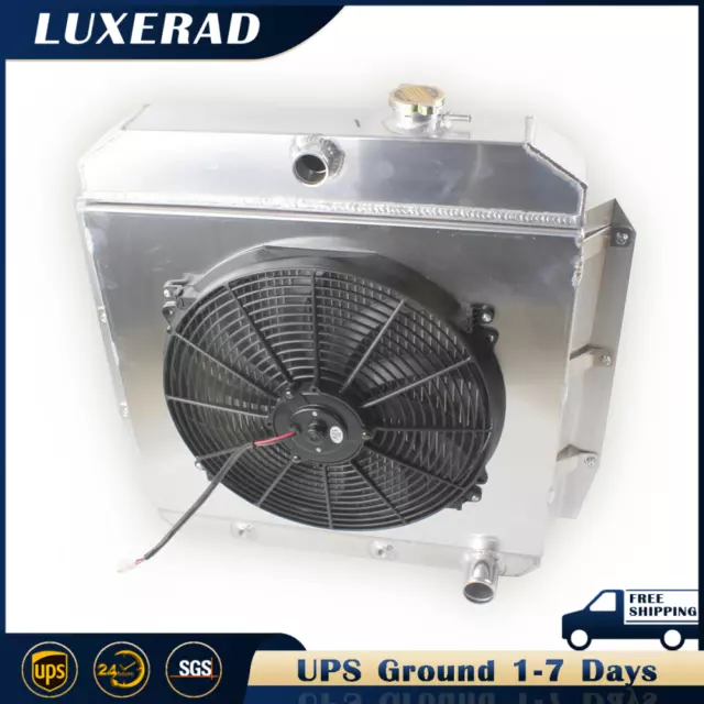 Radiator Shroud Fan For 1955-1959 Chevy GMC Truck 3100 3200 3400 3500 3600 3800