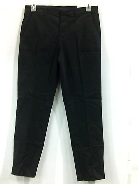 Perry Ellis Mens PORTFOLIO/SLIM FIT Regular Zipper Casual Pants, Black, Size 32