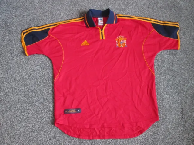 Spain Football Shirt, Adidas, Official Labels, FEF on Collar, size , Unworn