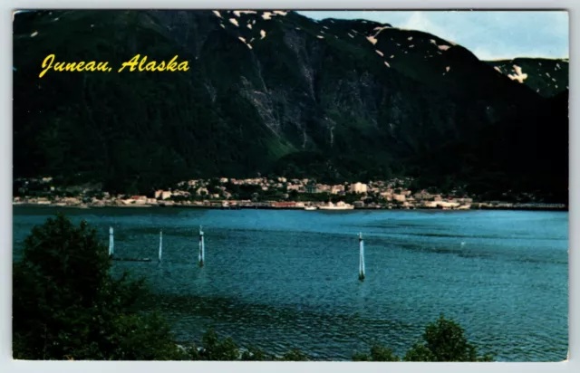 VIEW OF GASTINEAU CHANNEL TONGASS NATIONAL FOREST JUNEAU ALASKA -  AK Postcard