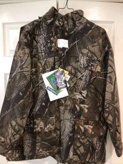 Veste de champ camouflage Hodgman Realtree homme L neuf avec étiquettes doublure Finlande étanche