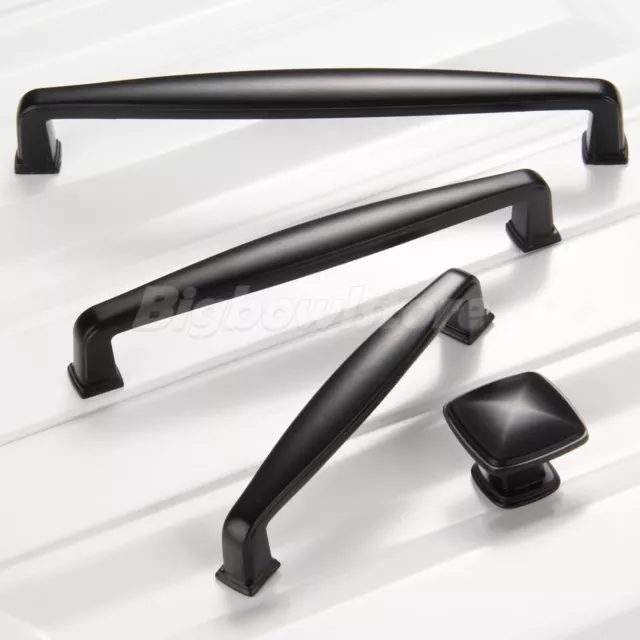 Simple European Door Pull Handles Kitchen Cabinet Cupboard Closet Drawer Knob