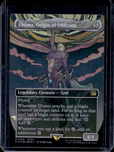 Ultima Magic Card 2025 MAGIC MTG Final Fantasy Ultima Origin of Oblivion BL rara foil ...