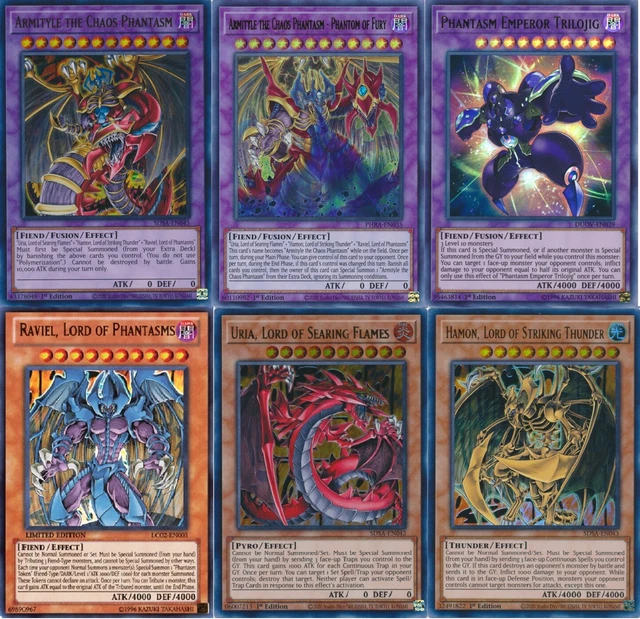 yugioh uria hamon raviel deck Sacred Beasts Hamon, Raviel, Uria, Armityle (Anime Art) YuGiOh GX Legendary Collection 2