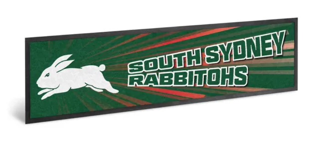 South Sydney Rabbitohs NRL Bar Mat Runner Team Logo Special Edition 2024