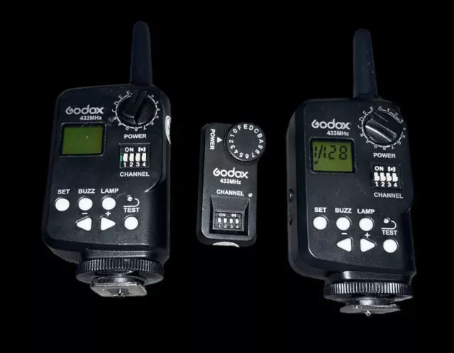 2x Godox FT 16 Wireless Flash Trigger 433MHz 16 Channel Receiver AD360 Universal