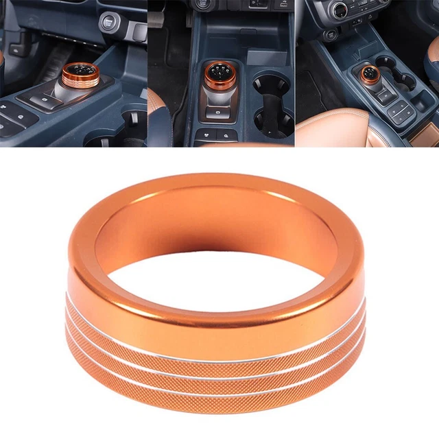 FOR FORD MAVERICK 2022 2023 Center Console Gear Shift Knob Alloy Trim