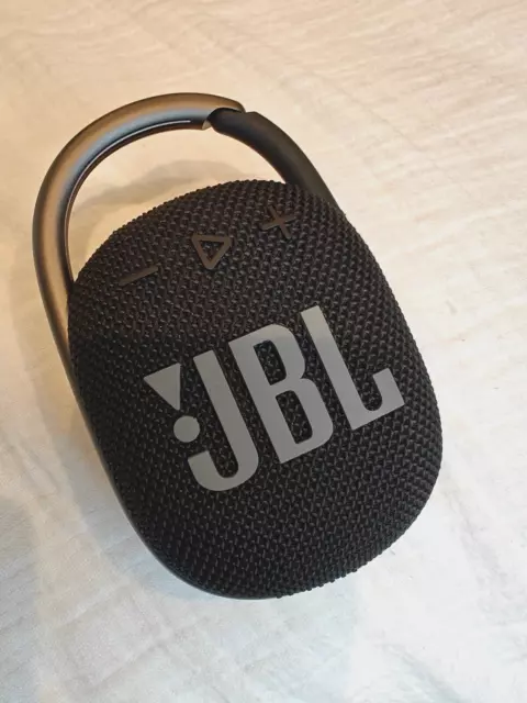 JBL Clip 4 Portable Bluetooth Speaker - Black