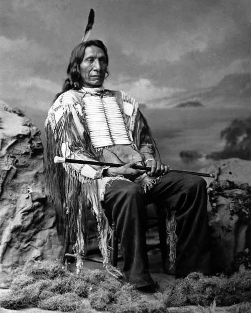 Native American Indian CHIEF RED CLOUD Glossy 8x10 Photo Lakota Sioux Print