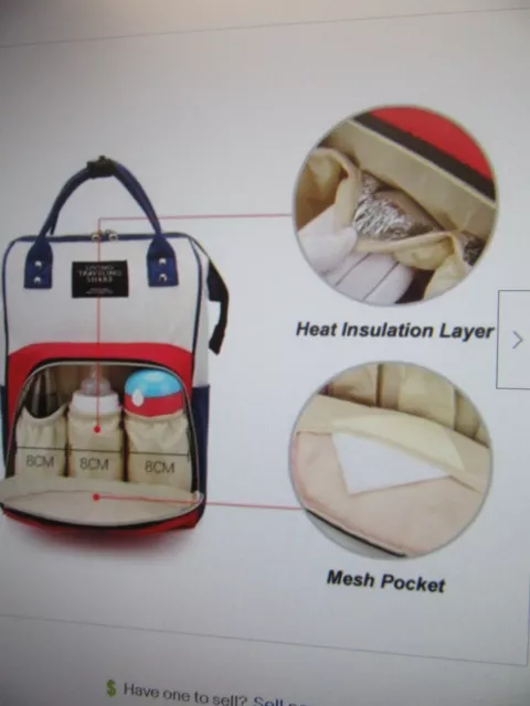 Living Traveling Share Baby Diaper Bag Multi-Function Travel Waterproof Backpack 5