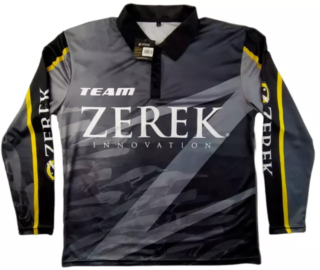 ZEREK Fishing Jersey Shirt Mens L Large NWT Long Sleeve Top Quick Dry UPF 25+