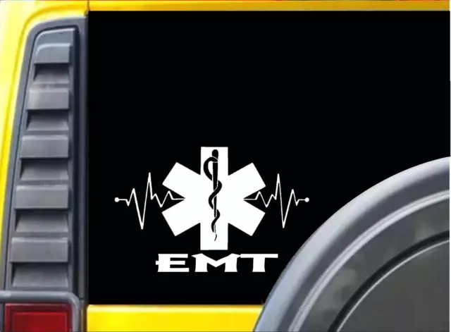 EMT Lifeline K338 8 inch decal star of life emt sticker