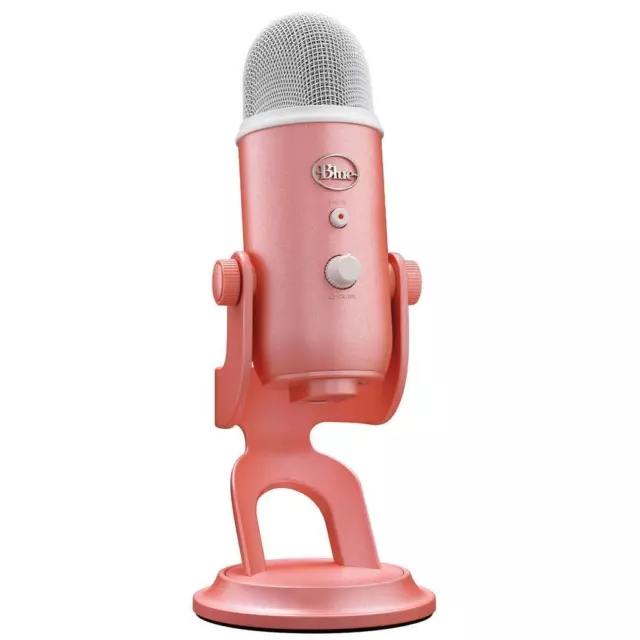 Blue Yeti 3-Capsule USB Condenser Microphone For Streaming Podcast Sweet Pink