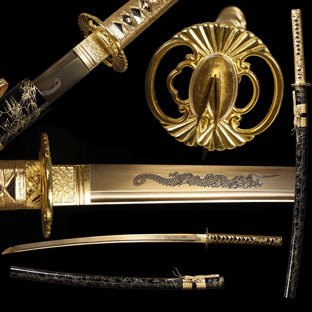 40'' Katana 1095 High Carbon Steel Battle Ready Sharp Japanese Samurai Sword New
