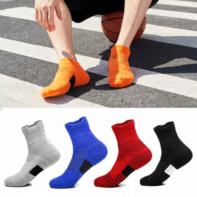 Stylish Thicken Towel Men's Socks Sport Professional Elite Basketball Sock