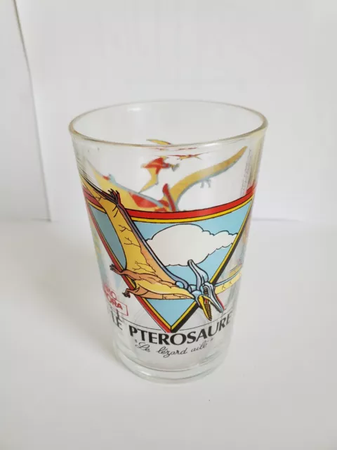Verre à Moutarde Amora - Le Pterosaure Lézard Ailé - Hauteur 9.7cm Vintage