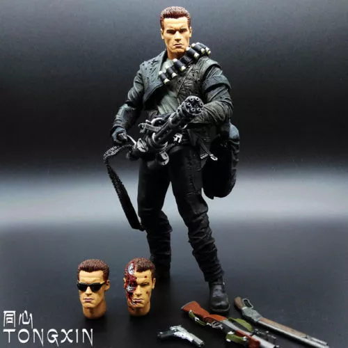 🔥NECA Terminator 2 Judgment Day T-800 Robot Arnold Schwarzenegger Action Figure 2