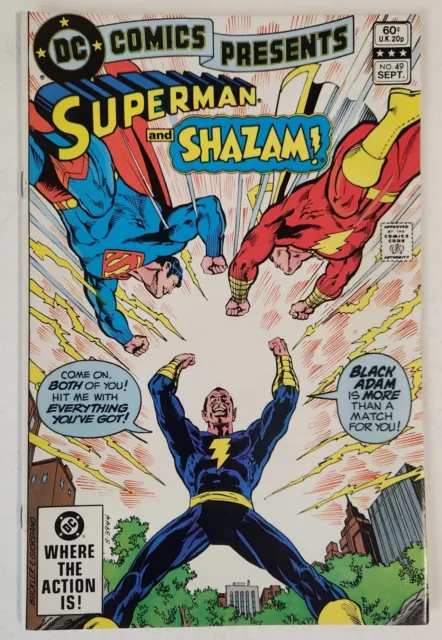 DC Comics Presents #49 (1982) VF/NM Superman & Shazam vs Black Adam