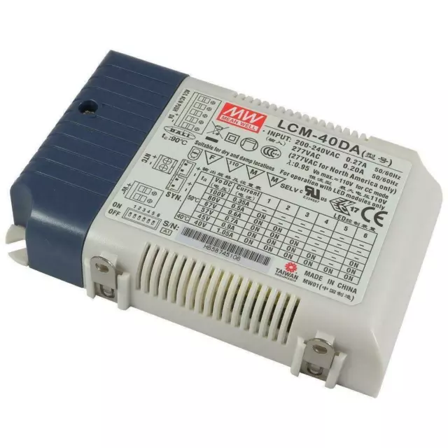 MEANWELL LED-Netzteil 42W by switch 350 - 1050mA dimming DALI LCM-40DA 856319