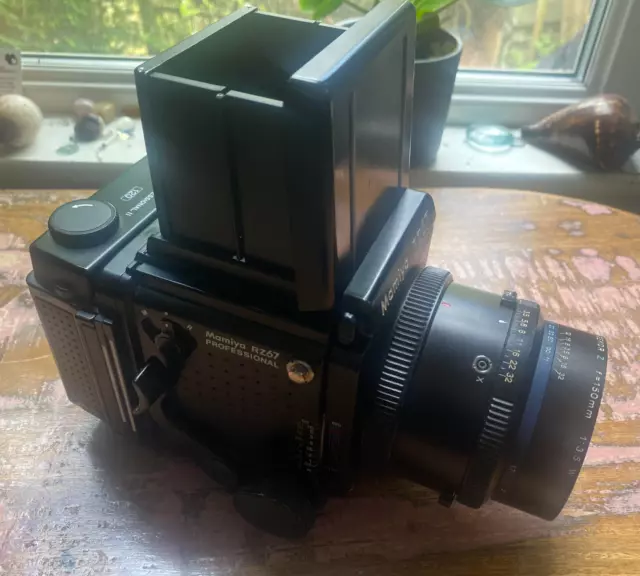 Mamiya RZ67 Pro II medium format film camera, film back & 150mm Lens