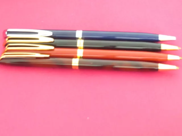 Waterman Stylo Bille Lot De 4 Stylos Laque Neuf De Stock Superbe !