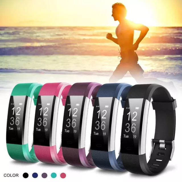 ID115 Bluetooth Smart Watch Fitness Tracker Heart Rate Bracelet Sport Wrist Band