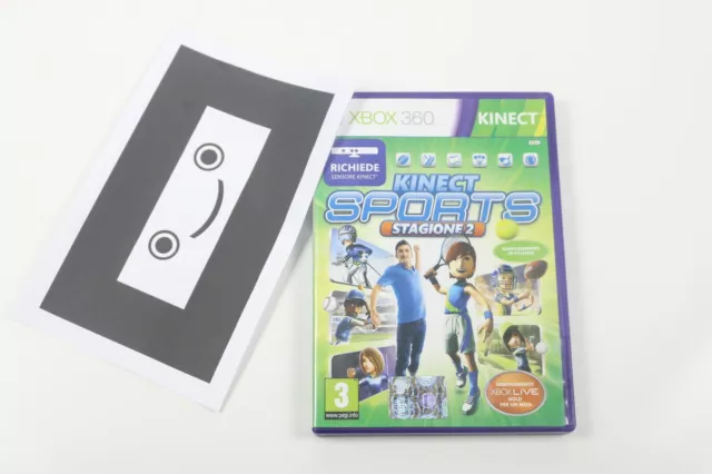 Gioco Xbox 360 Kinect Sports 2 + Tagliando Calibrazione Sensore Games Pal Ita