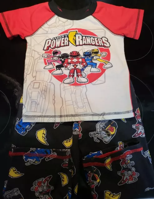 Power Ranger Pajamas 3T