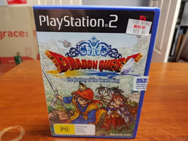 Dragon Quest VIII 8 Journey of the Cursed King (PS2) CIB PAL