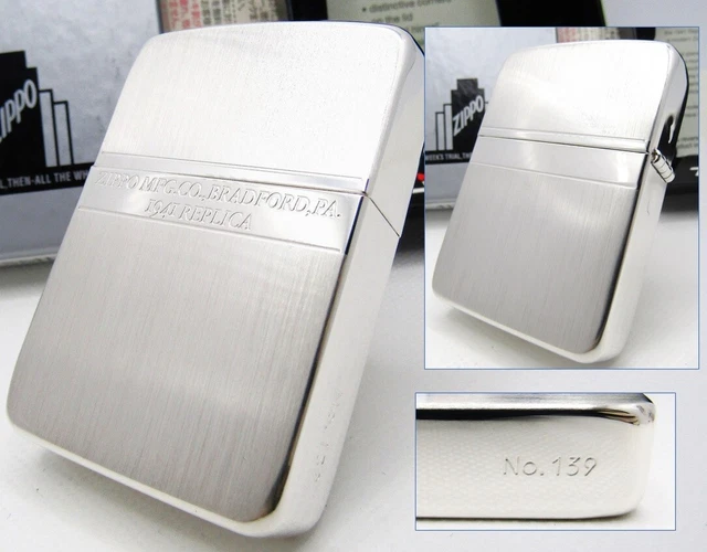 1941 Replica Mirror Line Double Sides Limited Zippo 2018 MIB Rare