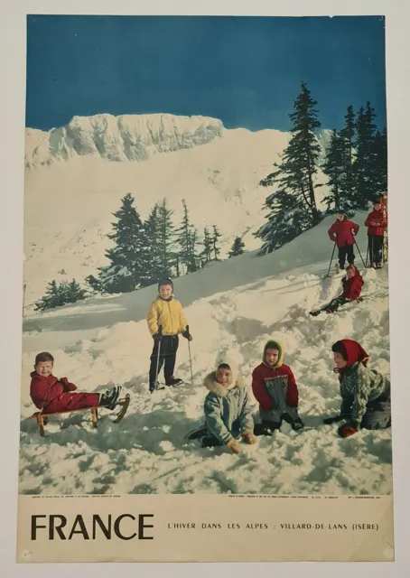 Serraillier France - winter in the Alps: Villard de Lans 1956 Montagne