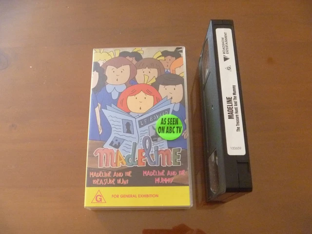 Madeline - Madeline And The Mummy / Madeline And The Treasure Hunt VHS Cassette