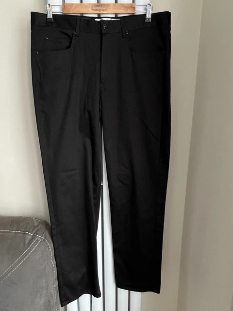 RED HERRING / Debenhams - Mens Black Trousers - Size 36 W / 32 L