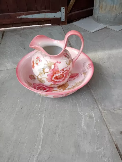 Vintage Wash Bowl And Pitcher