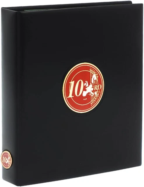 SAFE Premium-Münzenalbum Für 2 Euro-Münzen | Sammelalbum Mit Vordruckblättern | Hochwertiger Schwarzer Einband