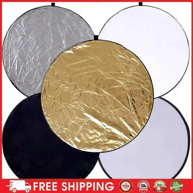 5-in-1 Photography Photo Light Collapsible Disc Reflector Photography Acces H0T7