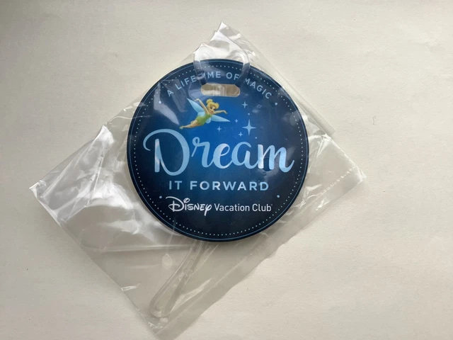 DISNEY VACATION CLUB Dvc Member Laggage Label With Tinker Bell Dream It ...