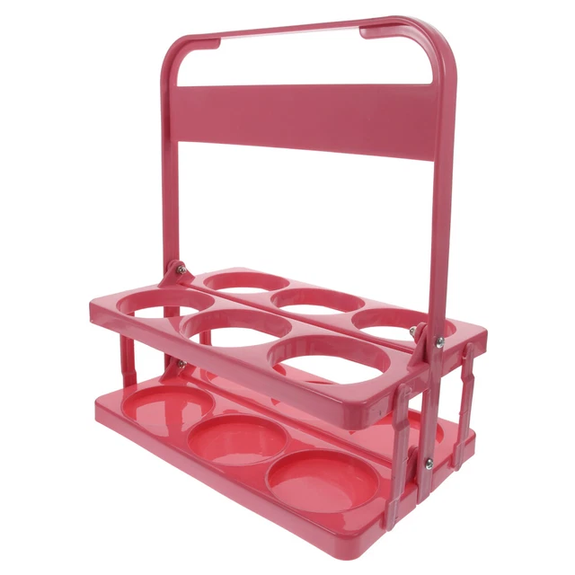 Rotho Panier de Transport en Plastique pour 6 Bouteilles
