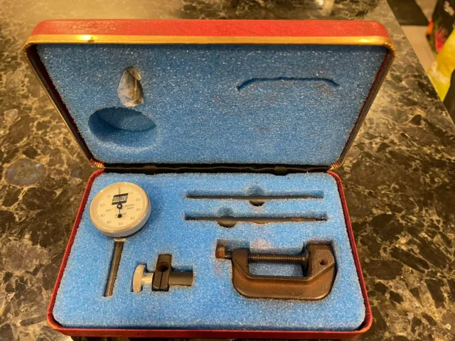 Vintage Ammco 2850 Jeweled Dial Gauge Indicator Boxed Set