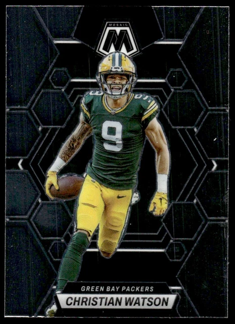 2023 Panini Mosaic Football Christian Watson Green Bay Packers