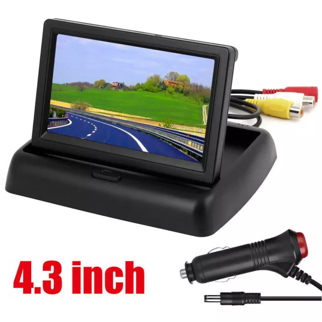 4.3" Car TFT LCD Mirror Monitor For Reverse Car Rear View Backup Camera Parking