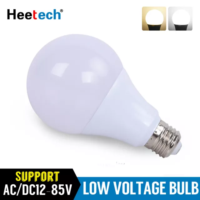 DC AC 12V-85V LED Light Bulb E27 Lamp Bulbs 3W 7W 9W 12W 15W 21W 27W