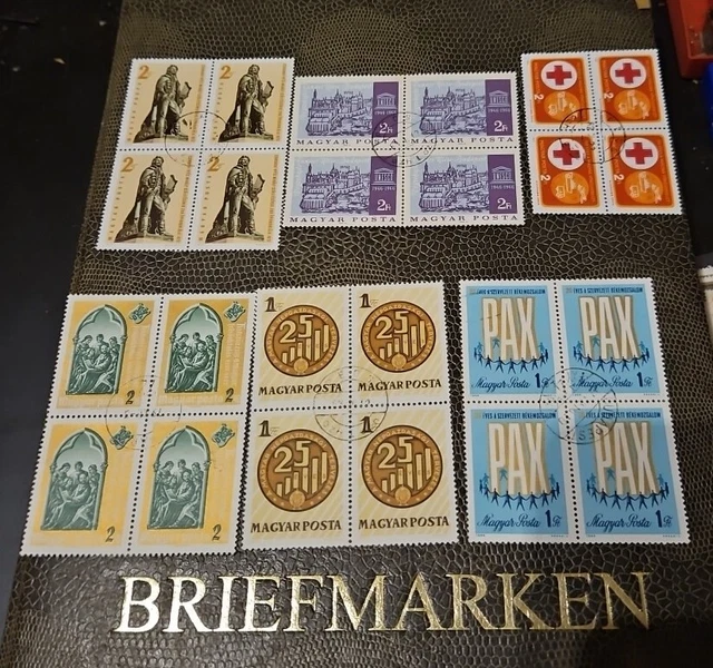 Briefmarken Europa magyar posta Sammlung Nachlass Konvolut Lot