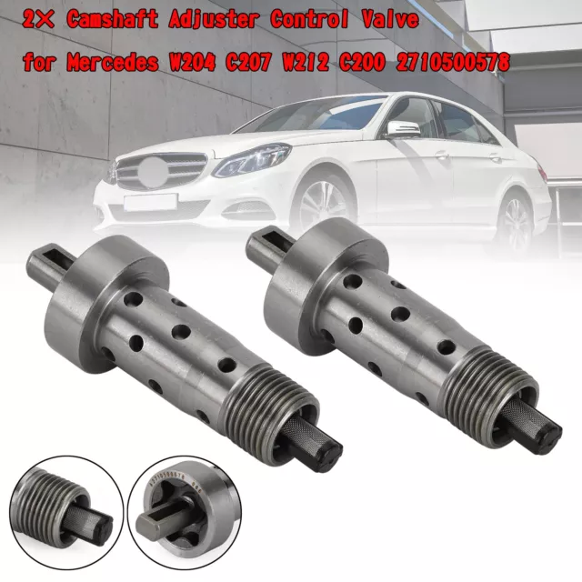 2×Camshaft Adjuster Control Valve Pour Mercedes W204 C207 W212 C200 2710500578