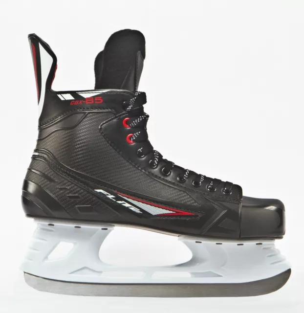 New Flite CGX-85 ice hockey skate US mens 16 EE wide Sr men's skates black size