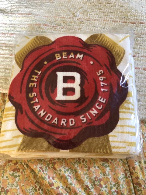 jim bean whiskey beach towel brand new in package