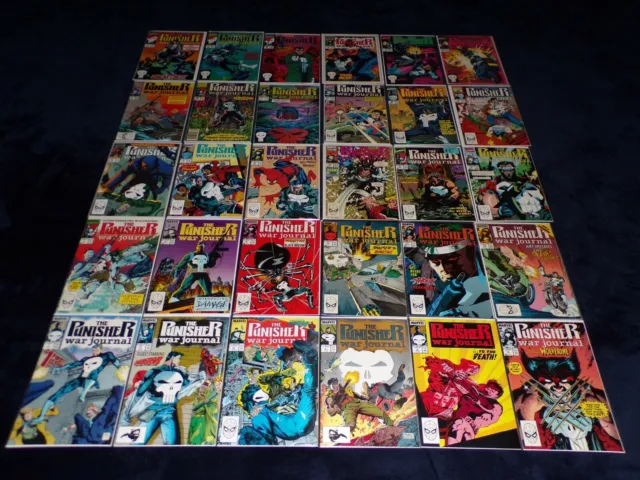 Punisher War Journal 1 - 80 (Vf) 76 Marvel Comics Wolverine Spider-Man 1988 Lot