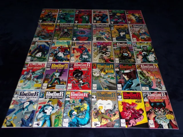 The Punisher War Journal 1 - 80 Lot 1988 Marvel Comics Wolverine Spider-Man 6 7